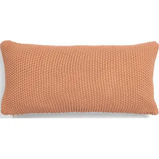 Nordic Knit Kissen 30 x 60 cm sandfarbig aus Bio-Baumwolle