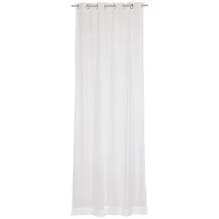 Schöner Wohnen SOLID Ösen 140 x 250 cm Creme/Weiß 1 St