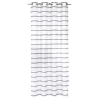 ELBERSDRUCKE Ösenschal Ida (140 x 255 cm, 100 % Polyester, Weiß/Grau)