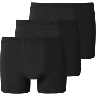 SCHIESSER Herren 3 PACK Unterwäsche Shorts Organic, schwarz_173988, 6/