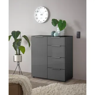 HBZ Sideboard 90 x 99 x 40 cm Anthrazit