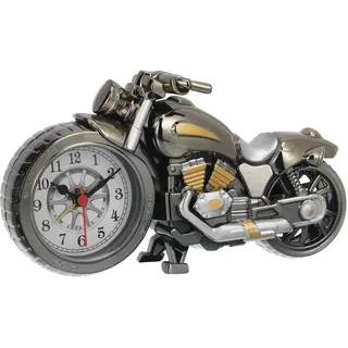 Garneck Tischuhr Quarz Wecker Vintage: Desktop Uhr Mini Desktop Ornament OHNE Akku Stil C Schlafzimmer Wohnzimmer Dekoration Motorliebhaber Kinder Geschenkidee