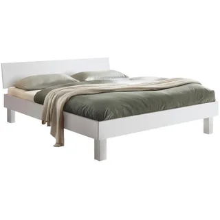 Hasena Forti 120 x 200 cm Fußhöhe 20 cm buche weiß