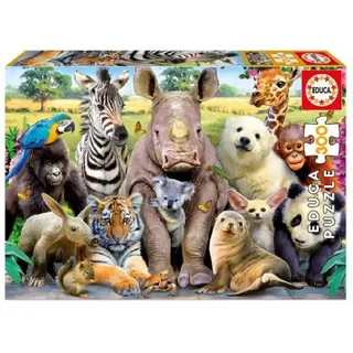 Educa - Lustige Zootiere - Puzzle 300 Teile