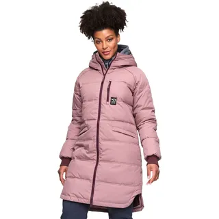 Kari Traa W Rongve Parka Braun - Daunen Modischer warmer Damen Daunenmantel, Größe XL - Farbe Taupe