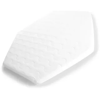 Stillerbursch Laufgittereinlage 6 eckig 120cm H2 | Laufgittermatratze | Babymatratze Laufstall | Made in Germany | 100% Polyester | Bezug waschbar 40 Grad | weiß