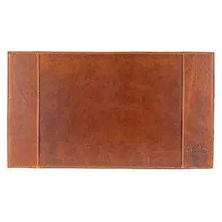 ALPENLEDER Schreibunterlage Piemont 51,5 x 29cm Braun