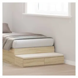 vidaXL Bettkästen Sonoma Eiche 75x36,5x16,5 cm Holzwerkstoff