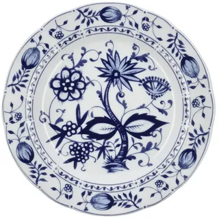 Kahla Speiseteller  Rosella Zwiebelmuster , blau , Porzellan , Maße (cm): H: 2,5  Ø: 26