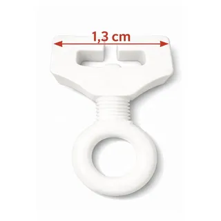 rewagi Gardine Feststeller für T Schiene, Feststeller, Endfeststeller (24 St), Verkaufseinheit: 4, 6, 8, 10, 12, 24, 50,100 Stück