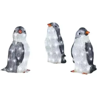 Leuchtender Pinguin-weihnachtsschmuck, Pinguin-weihnachtsdekoration, Festliche Leuchtdekoration, Bastel-baumschmuck, Christbaumkugeln, Heimdekoration