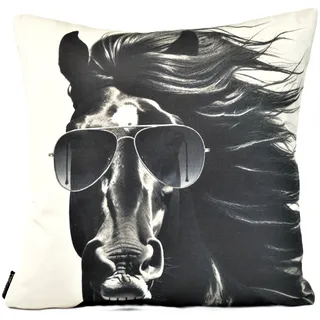 Kissen PFERD JANGO (BH 45x45 cm) - braun - BH 45x45 cm
