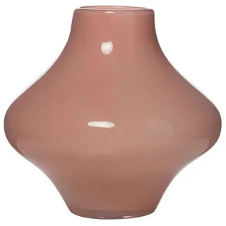 INNA-Glas Dekovase Glasvase DERFINA, altrosa, 22cm, Ø17cm rosa