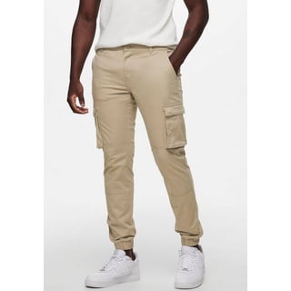 ONLY & SONS Cargohose CAM STAGE CARGO CUFF beige 33