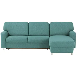 smart Ecksofa  Valencia , türkis/petrol , Maße (cm): B: 267 H: 90 T: 173.0