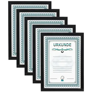 Ideal Trend Bilderrahmen schwarz 21x29,7 cm 5er Set