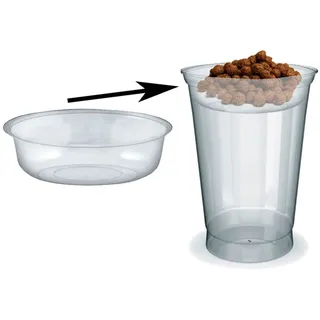 Einsatz für PET-Trinkbecher Smoothiebecher Dessertbecher mit O 95 mm, 100 Stk.