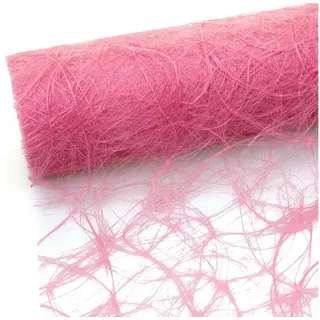 Deko AS Dekoobjekt Sizoweb Tischläufer - rosa - 30cm - 5m - 64 014-R