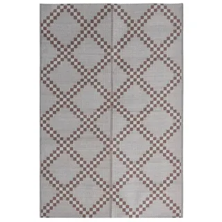vidaXL Outdoor-Teppich 140 x 200 cm braun