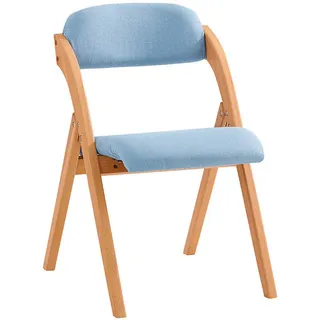 SoBuy Klappstuhl Stoff blau