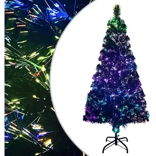furnicato Künstlicher Weihnachtsbaum Grün 120 cm mit bunter Beleuchtung grün 120 cm