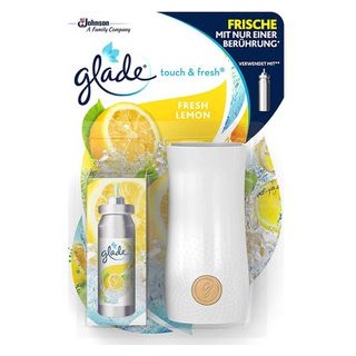 glade Raumduft by brise, touch und fresh, 10 ml, Starterset, bietet sofortigen Frischeschub, Limone