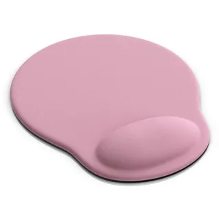 CSL Mauspad Office Gel Mousepad mit ergonomischer Handgelenkauflage (1-St), Office Gel Mousepad mit ergonomischer Handgelenkauflage,rosa rosa