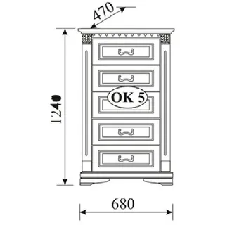 Klassische Kommode Kommoden Schrank Sideboard Massiv Möbel Kolonial Neu OK5
