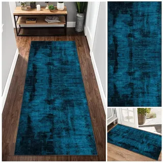 Tehocwiz Teppich Läufer Flur Küche 40 x 300 cm rutschfest Waschbar Bunter Modern, Kücheläufer Teppichläufer Polyester Meterware Anpassbar Teppich für Schlafzimmer, Küche, Wäscherei, Eingang