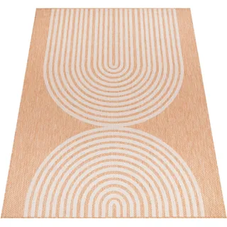 Teppich PACO HOME "Illusion 328" Teppiche Gr. B/L: 200 cm x 280 cm, 4 mm, 1 St., beige Esszimmerteppiche Flachgewebe, Scandi Look, In- und Outdoor geeignet
