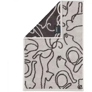 CAWÖ Cute Cats Edition Gästehandtuch 30 x 50 cm grau