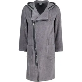 CAWÖ New Zipper Bademantel Grau L