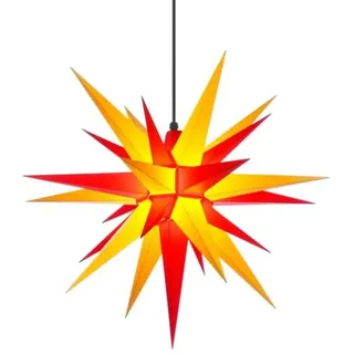 Herrnhuter Sterne 30706 Außenstern A7 gelb/rot 68cm ohne Kabel