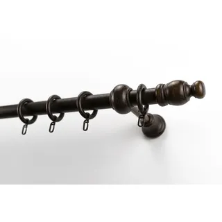 GARESA Vorhangstange NOVA 1-läufig Ø 28 mm 160 cm Braun