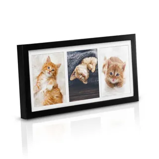 bomoe Bilderrahmen Galeria Schwarz 13x18 cm 3er Set
