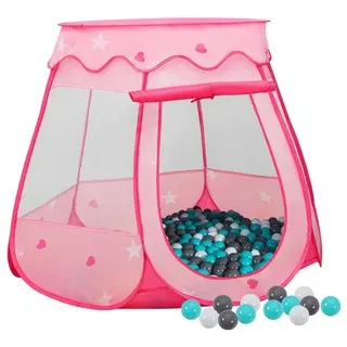vidaXL Kinder-Spielzelt mit 250 Bällen Rosa 102x102x82 cm