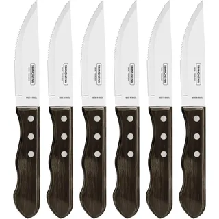 Tramontina Jumbo Steakmesser 6-tlg. Braun