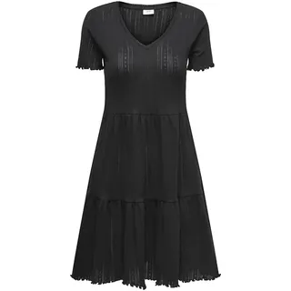 JACQUELINE de YONG JDY Damen Kleid JDYSALSA LIFE S/S SHORT DRESS JRS DIA | Dress - L
