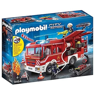 PLAYMOBIL City Action 9464 Feuerwehr-Rüstfahrzeug mit Licht und Sound, Ab 5 Jahren