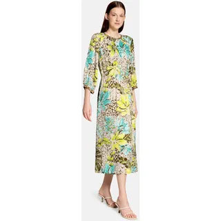 Betty Barclay Sommerkleid mit Rundhalsausschnitt beige 38