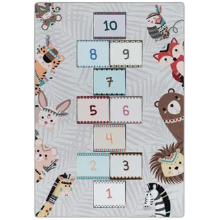Ayyildiz Play 2903 Kinderteppich 80 x 120 cm Grau