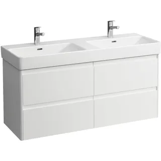 Laufen Waschtischunterschrank 4 Auszüge 116,8 x 51,5 x 44,6 cm Weiß Matt