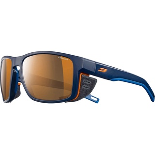 Julbo Herren Shield Reactiv High Mountain 2-4 Sportbrille (Größe One Size, blau)