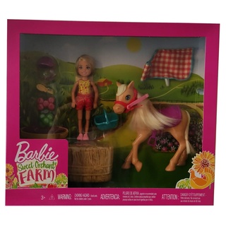 Mattel® Anziehpuppe Mattel Barbie GFF50 - Chelsea und Pony Spielset (2-tlg) bunt
