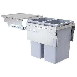 HAILO Euro-Cargo 2x 38 l Grau
