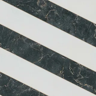 Bricoflor Blockstreifen Tapete in Marmoroptik Moderne Vliestapete Diagonal Gestreift mit Marmor Design Vlies Marmortapete Schwarz Weiß für Wohnzimmer