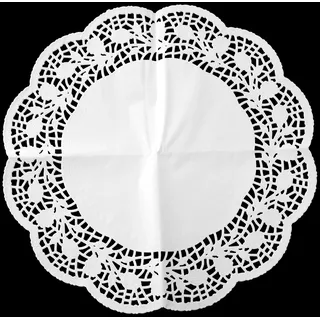 Fackelmann Tischsets Tortenplatte aus Papier, 12 Stück, Papier, Mehrfarbig