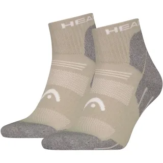 Head HIKING ALL CLIMATES QUARTER Sneakersocken 2er Pack Grau 43-46