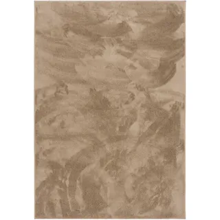 Pergamon Luxus Super Soft Hochflor Langflor Teppich Melia Taupe, 80x150cm