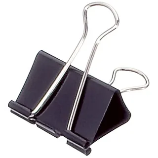 SOENNECKEN Foldbackklemmer 1561 50x25mm schwarz 12 St./Pack.